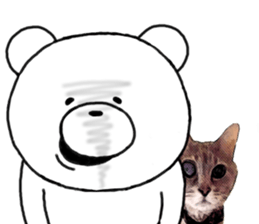 Comical cat. sticker #13561569