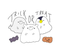 halloween animals sticker #13561581