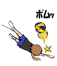 Volleyball boy 1 sticker #13561802