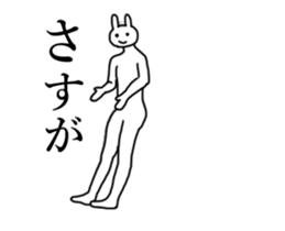 Front rabbit sticker #13562167