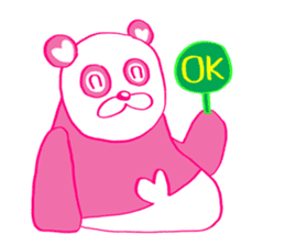 PINK PANDA - Now You See HMEE Ver.2 sticker #13562234