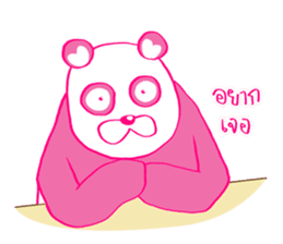 PINK PANDA - Now You See HMEE Ver.2 sticker #13562245