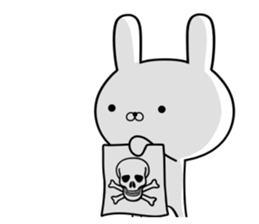 Suspect rabbit Silence sticker #13562441