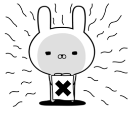 Suspect rabbit Silence sticker #13562447