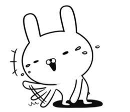 Suspect rabbit Silence sticker #13562461