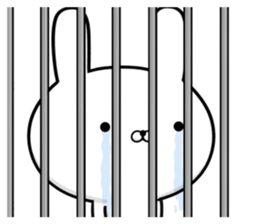 Suspect rabbit Silence sticker #13562464