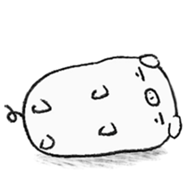 White pig shiboo 3 sticker #13562633