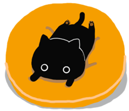 Large font size sticker & autumn & cat sticker #13562806