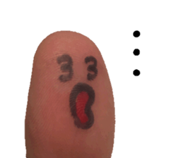 Perfect finger Man sticker #13562992