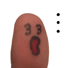 Perfect finger Man sticker #13562992