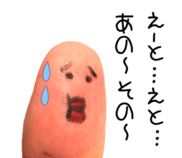 Perfect finger Man sticker #13562999