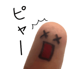Perfect finger Man sticker #13563007