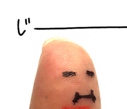 Perfect finger Man sticker #13563012