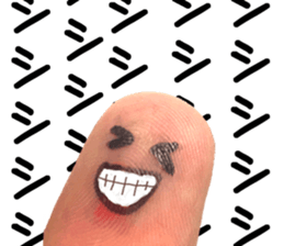 Perfect finger Man sticker #13563019