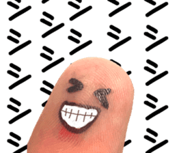 Perfect finger Man sticker #13563019