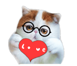 ME LOVE cat sticker #13563125