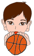 Girl's Basketball sticker #13563347