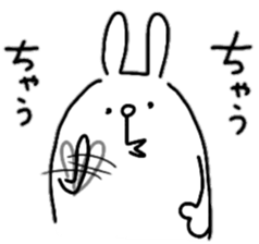 Rabbit to show of hands.2 sticker #13563543