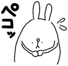 Rabbit to show of hands.2 sticker #13563550