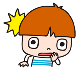 2-year-old boy Opinions sticker #13563639