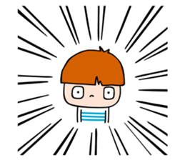 2-year-old boy Opinions sticker #13563648