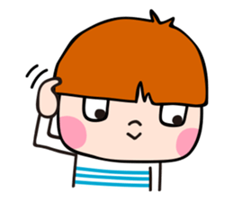 2-year-old boy Opinions sticker #13563656