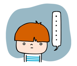 2-year-old boy Opinions sticker #13563658