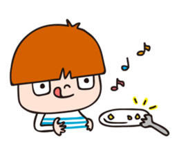 2-year-old boy Opinions sticker #13563659