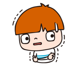 2-year-old boy Opinions sticker #13563675