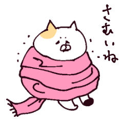 The sticker which I drew winter on 3