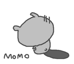 Momo cute bear stickers! sticker #13563831