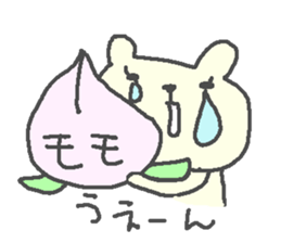 Momo cute bear stickers! sticker #13563844