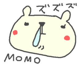 Momo cute bear stickers! sticker #13563846