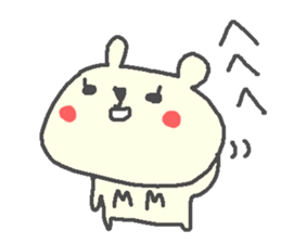 Momo cute bear stickers! sticker #13563847