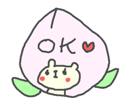 Momo cute bear stickers! sticker #13563857