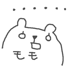 Momo cute bear stickers! sticker #13563858