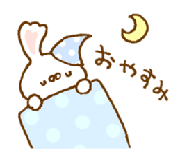 Ears of the heart rabbit sticker #13563889