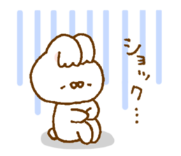 Ears of the heart rabbit sticker #13563924