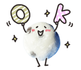 Real Japanese WAGASHI DAIFUKU sticker #13564671