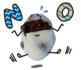 Real Japanese WAGASHI DAIFUKU sticker #13564672