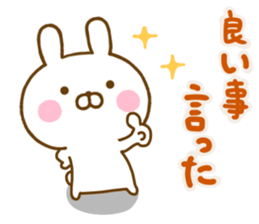 Rabbit Usahina praise sticker #13564733