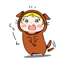 Feel free to use dog-chan sticker