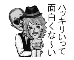 Ventriloquist in the film sticker #13565255