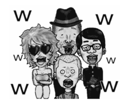 Ventriloquist in the film sticker #13565268