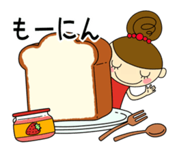 Girls Hair Bun (Daily ed.) 2 sticker #13565271