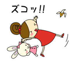 Girls Hair Bun (Daily ed.) 2 sticker #13565283