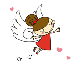 Girls Hair Bun (Daily ed.) 2 sticker #13565290