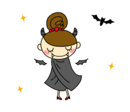 Girls Hair Bun (Daily ed.) 2 sticker #13565291