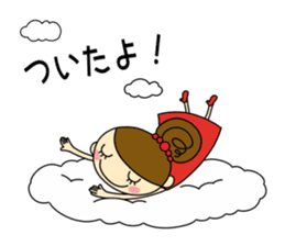 Girls Hair Bun (Daily ed.) 2 sticker #13565300