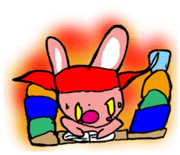 Rabbit Rabi-chan sticker #13565328